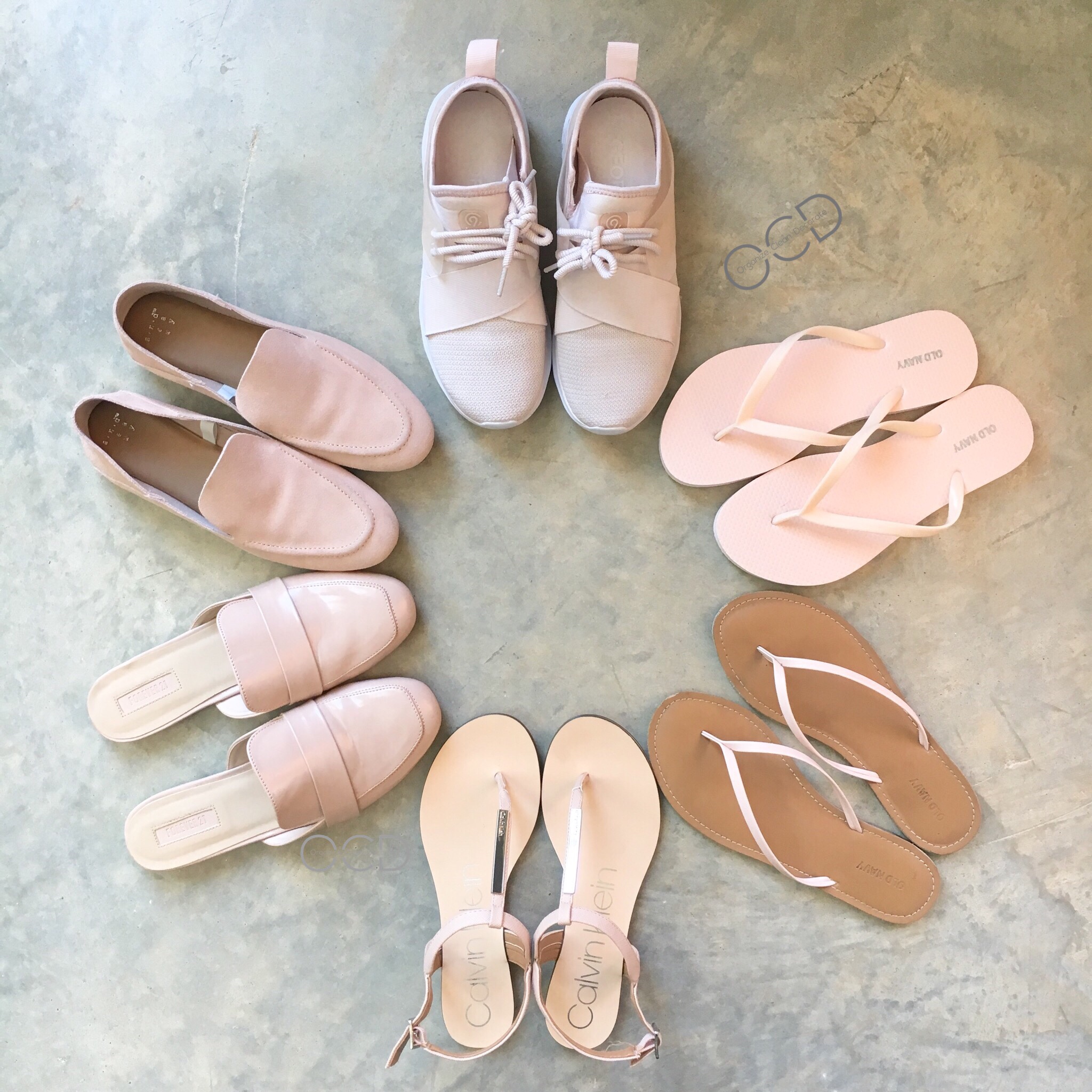 blush shoes
